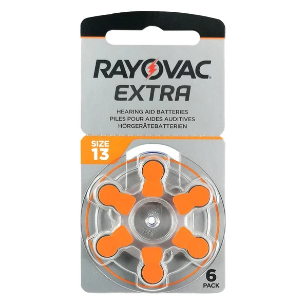 Rayovac 13 No Kulaklık Pili 6'lı Paket ürün görseli 1