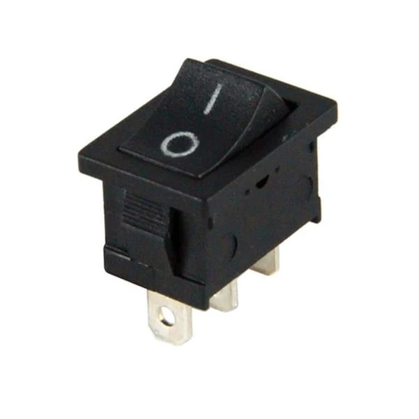 Ayt Mini 3 Pinli Işıksız Anahtar IC-121 On Off Aç Kapa Anahtar Düğme Buton 10 Amper ürün görseli 1