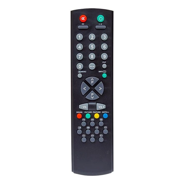 Ayt Vestel 2040 Uyumlu Siyah L Serisi Tv Kumandası Uzaktan Kumanda ürün görseli 1