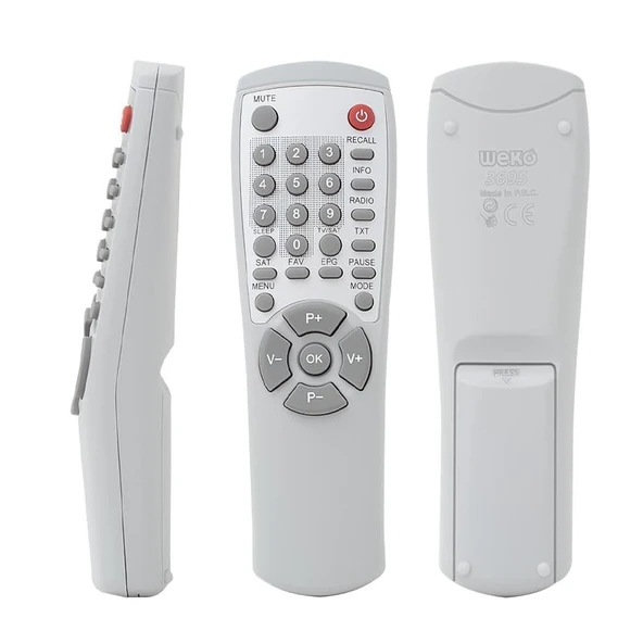 WEKO KR NETA BLUE KAMBUR 1000-1040 SD UYDU KUMANDASI ürün görseli 1