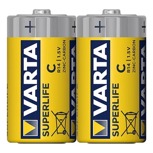 Varta Superlife Çinko Orta C Boy Pil 24'lü Paket ürün görseli 1