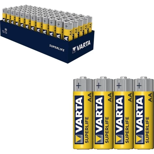 Varta Superlife Çinko AA Kalem Pil 60'lı Paket ürün görseli 1