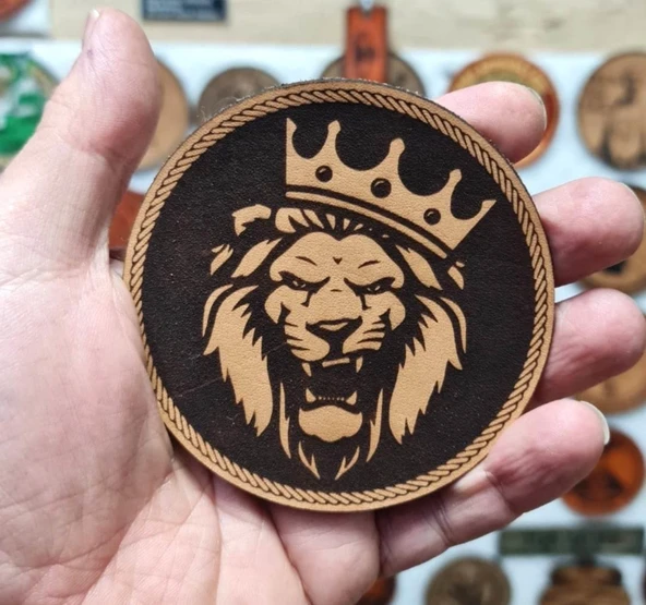 ASLAN- Deri PEÇ2 - Arma - Askeri Patch Arslan peç patch - Resim 2