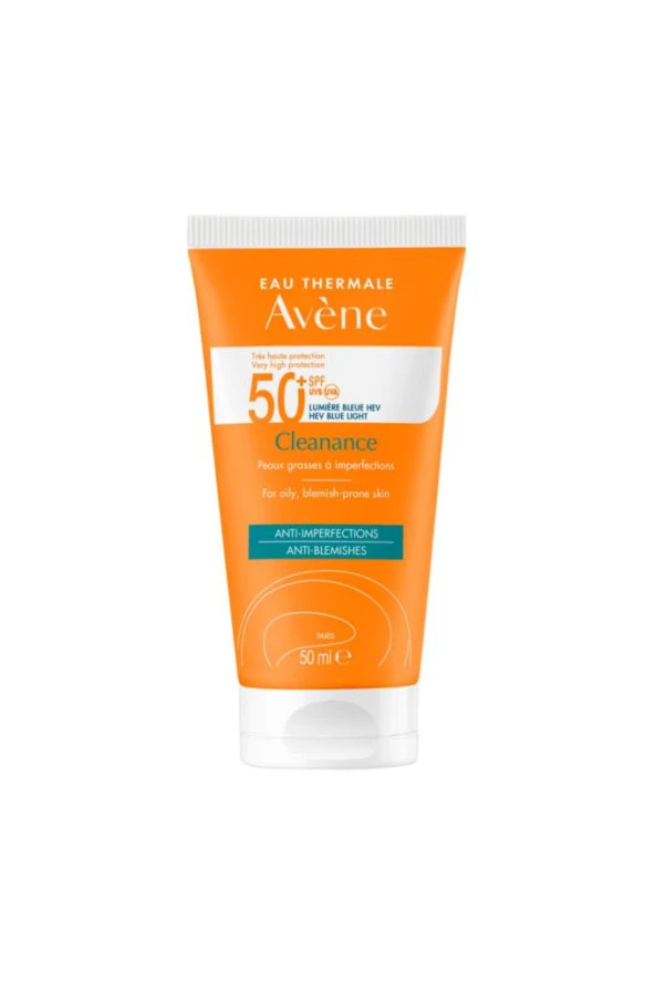 Avene Cleanance Spf 50 Güneş Kremi 50 ml - YENİ FORMÜL ürün görseli 1