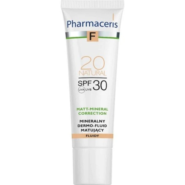 Pharma-Ceris Mineral Matifying Fluid Dermo-foundation 20 Natural Spf30 30 Ml ürün görseli 1
