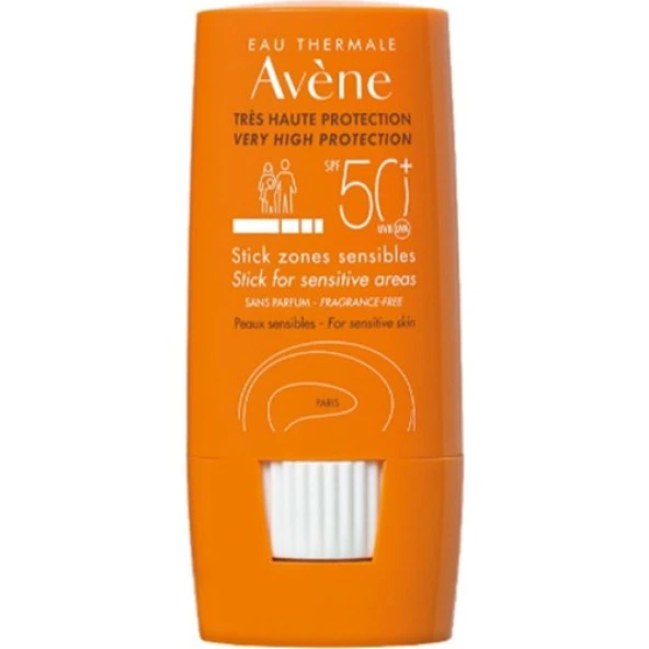 Avene Eau Thermale Stick Zones Sensibles SPF50+ 8g Hassas Bölgeler Için ürün görseli 1