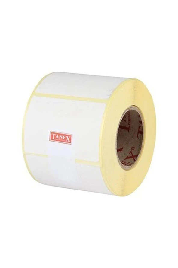 Tanex Barkod Etiketi Termal Eco 100x55 MM 40 MM Çap 500 Lü (2 Rulo) ürün görseli 1