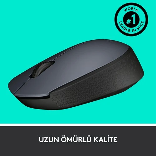 LOGITECH M170 USB SİYAH KABLOSUZ MOUSE 910-004642 - Resim 5