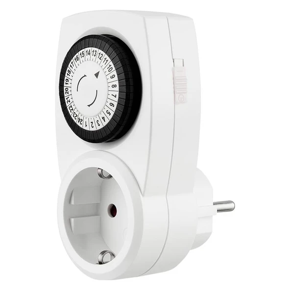 HOROZ TIMER-1 3500 WATT MEKANİK GÜNLÜK ZAMAN AYARLI PRİZ ürün görseli 1