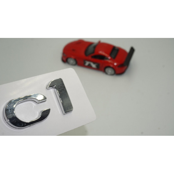 Citroen C1 2012-2014 Bagaj Krom ABS 3M 3D Yazı Logo Amblem ürün görseli 1