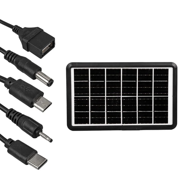 Powermaster 6 Volt 1.33 A 8 Watt Solar Güneş Enerji Paneli Çoklu Şarj Cihazı Kamp Tipi Güneş Enerjisi Şarj Cihazı ürün görseli 1