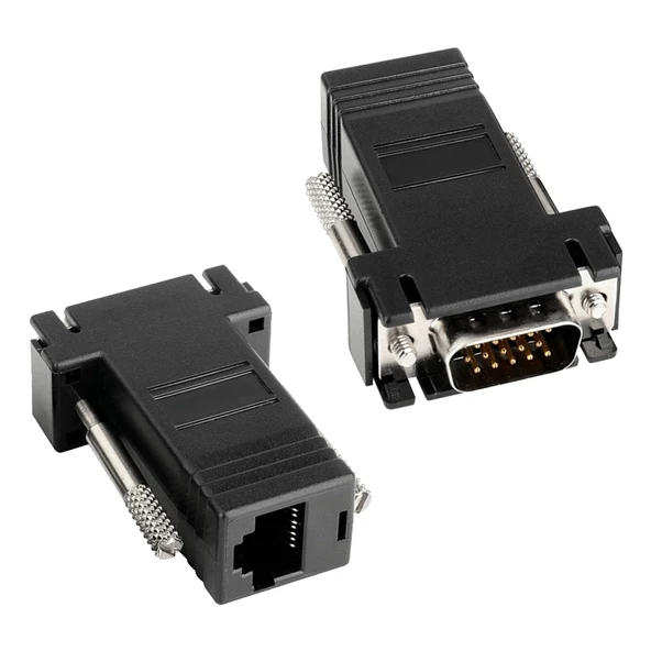 Powermaster VGA Extender RJ45 CAT5 CAT6 CAT7 Uzatıcı Çevirici Dönüştürücü ürün görseli 1