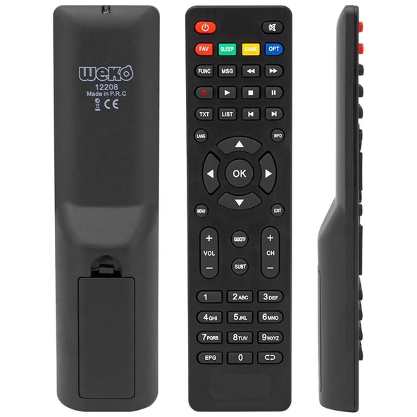 Ayt Teledünya 9600 Neta 8900 Uydu Alıcı Kumandası Uzaktan Kumanda ürün görseli 1