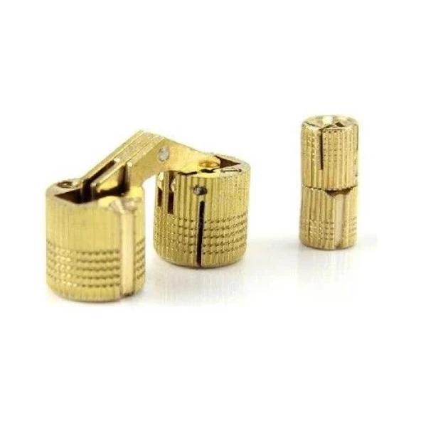 Silindir Masa Menteşesi Pirinç 12mm (2 Adet) ürün görseli 1
