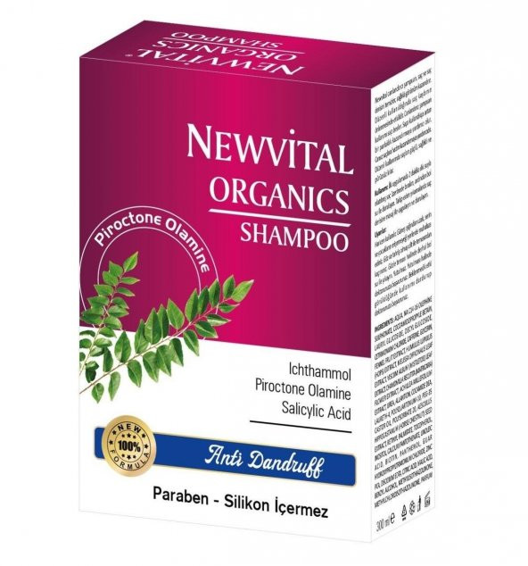 Newvital Organics Anti Dandruff Şampuan 300ml ürün görseli 1