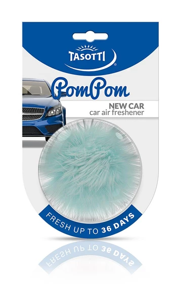 Tasotti Pom Pom (New Car) Sifir OtoEsansli Ayna Alti Asma Koku ürün görseli 1