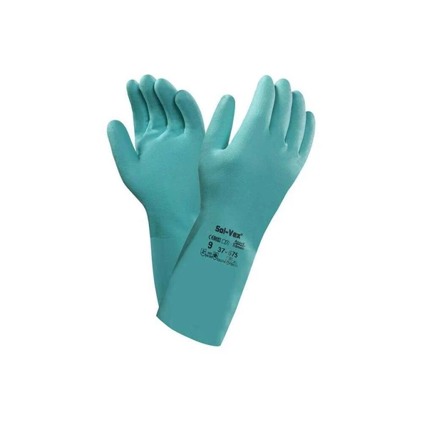 Ansell Solvex 37-675 Kimyasal ve Sıvı Korumalı Antistatik İş Eldiveni ürün görseli 1