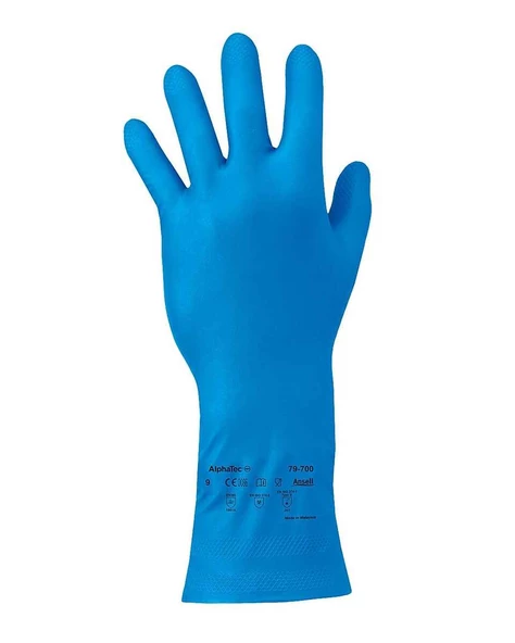 Ansell Alphatec 79-700 Nitril Kimyasal ve Sıvı Korumalı İş Eldiveni ürün görseli 1