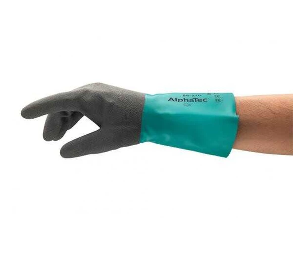 Ansell Alphatec 58-270 Kimyasal ve Sıvı Korumalı İş Eldiveni ürün görseli 1