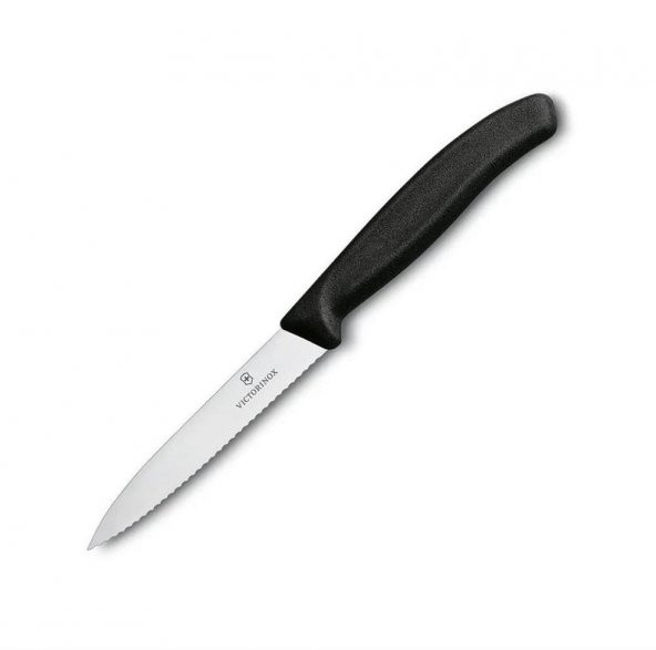 Victorinox 6.7733 SwissClassic 10cm Tırtıklı Soyma Bıçağı ürün görseli 1