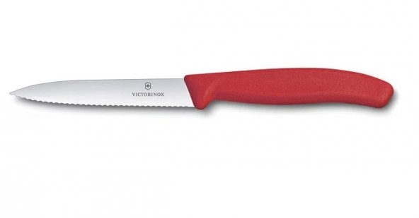 Victorinox 6.7731 SwissClassic 10cm Tırtıklı Soyma Bıçağı ürün görseli 1