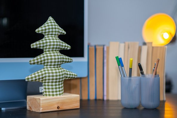 Kayigo Çam XL Lavanta Dolgulu Notluk Pötikareli ürün görseli 1