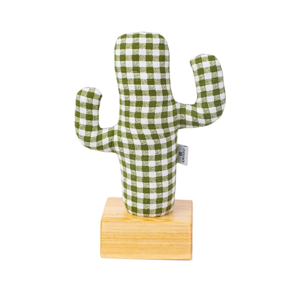 Kayıgo Cactus Lavanta Dolgulu Notluk - Yeşil Pötikare ürün görseli 1