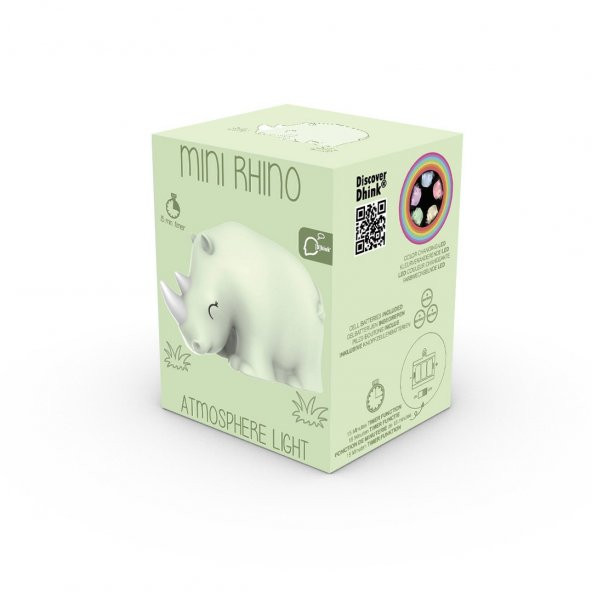 Dhink Baby Rhino Gece Lambası - Resim 4