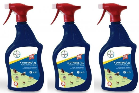 Bayer K-Othrine AL Genel Haşere İlacı 3 x 1 L ürün görseli 1