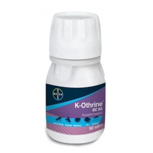 BAYER K-Othrine SC 50 Genel Haşere ve Böcek İlacı 50 ml Kokusuz ürün görseli 1