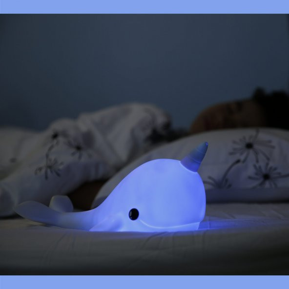 Narwhal Gece Lambası - Resim 3