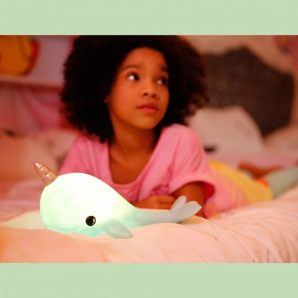 Narwhal Gece Lambası - Resim 4