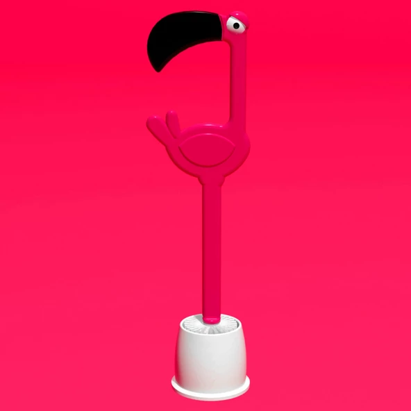 Flamingo Klozet Fırçası - Resim 2