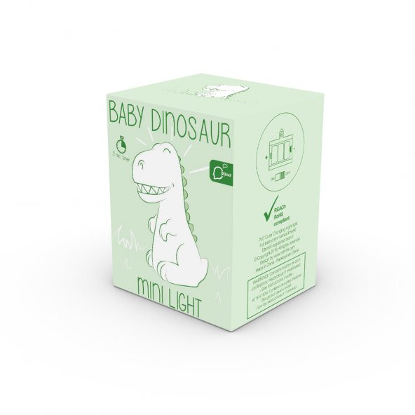 Dhink Baby Dino Gece Lambası - Resim 3