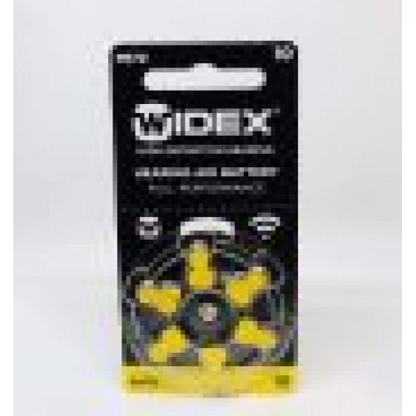 WİDEX İŞİTME CİHAZI 10 NUMARA PİL 1 PAKET ürün görseli 1