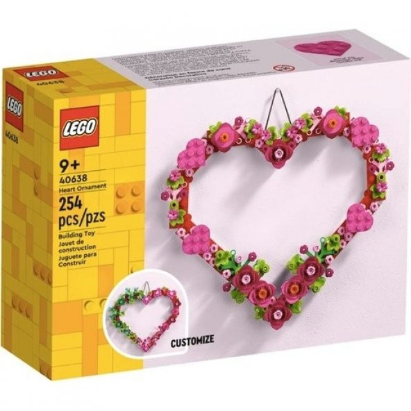 LEGO Exclusive 40638 Dekoratif Kalp Sevgililer Günü (254 Parça) ürün görseli 1