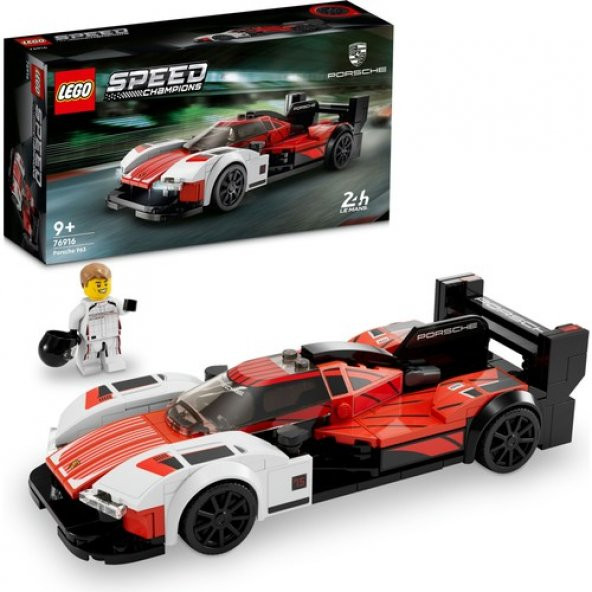 LEGO® Speed Champions Porsche 963 76916 - 9 Yaş ve Üzeri Çocuklar için Koleksiyonluk Araba Modeli İçeren Yaratıcı Oyuncak Yapım Seti (280 Parça) ürün görseli 1