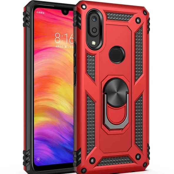 Smcase Samsung Galaxy M10s Kılıf Vega Yüzüklü Tank Kapak ürün görseli 1