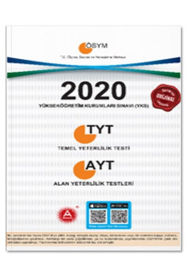 2020 TYT AYT Tıpkı Basım Deneme Sınavı Paketi - A Yayınları ürün görseli 1