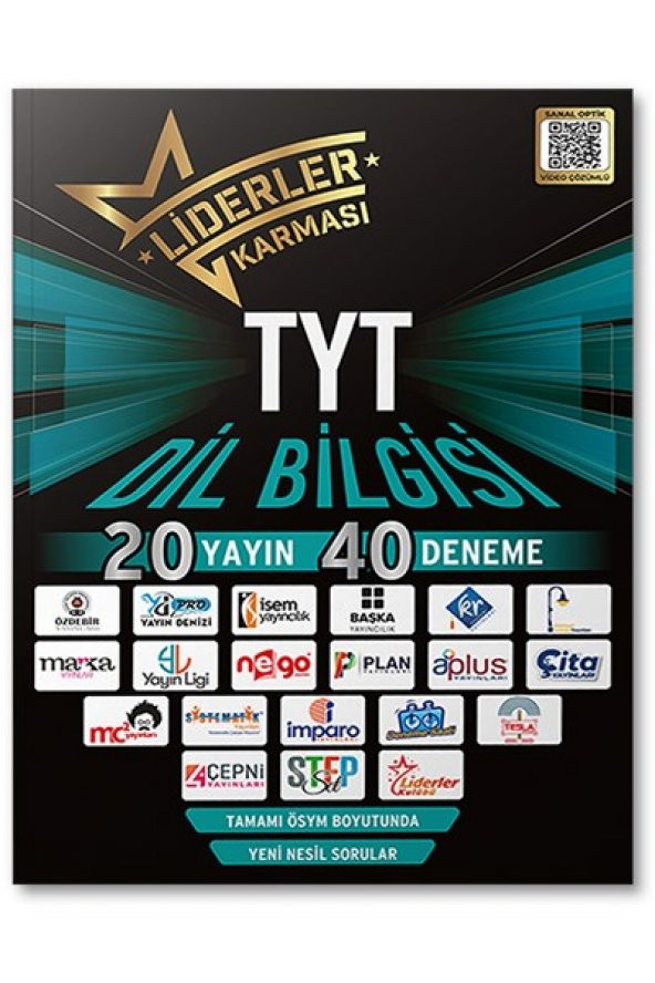 TYT Dil Bilgisi Denemeleri- 20 Yayın 40 Deneme Liderler Karması ürün görseli 1