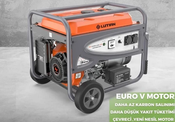 Lutian LT8000 EN-4 Benzinli Jeneratör 6,5 Kva Marşlı Monofaze ürün görseli 1
