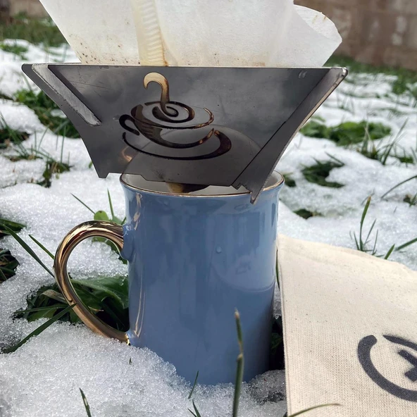 Latnox CoffeeX Drip Portatif Kahve Damıtıcı Katlanır Paslanmaz Çelik ürün görseli 1