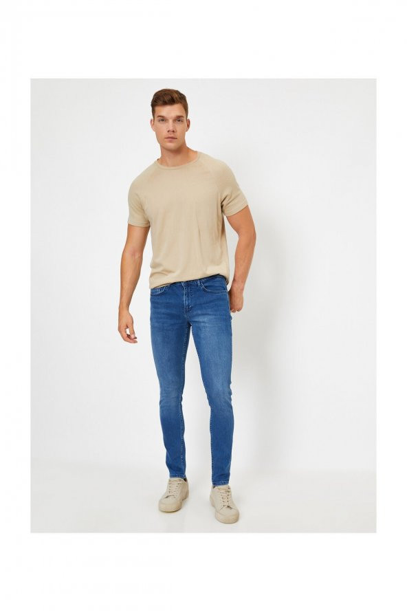 Erkek Indıgo Jeans 1KAM43219MD - Resim 2