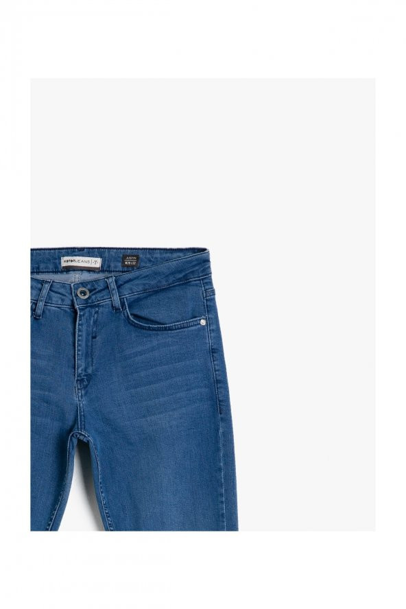 Erkek Indıgo Jeans 1KAM43219MD - Resim 6