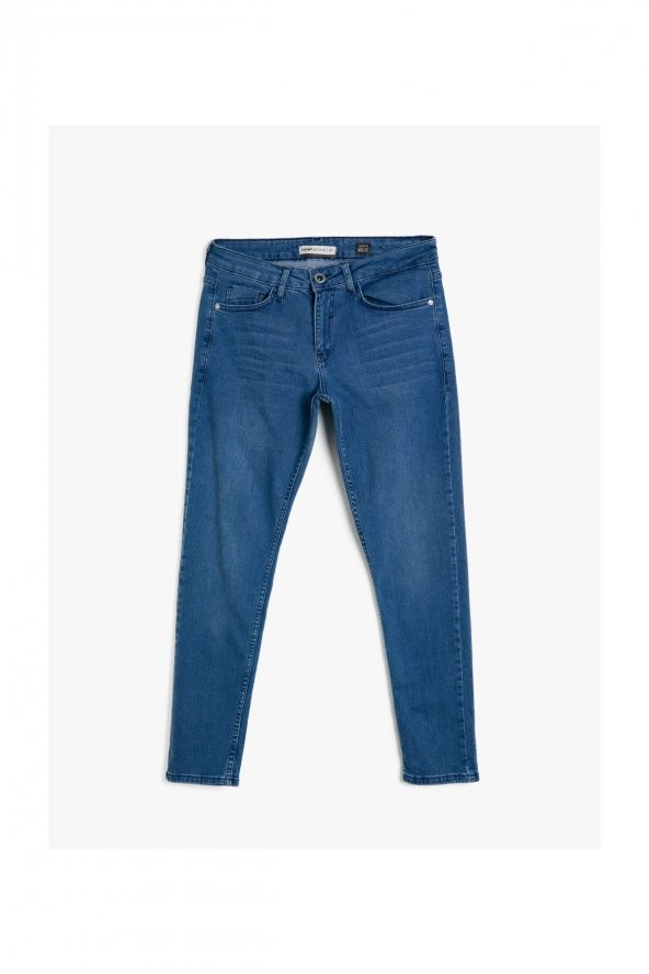 Erkek Indıgo Jeans 1KAM43219MD - Resim 7