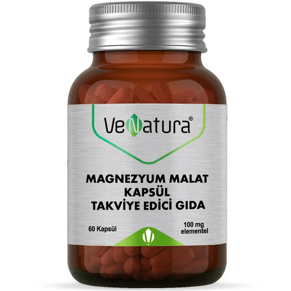 Venatura Magnezyum Malat Takviye Edici Gıda 60 Kapsül ürün görseli 1