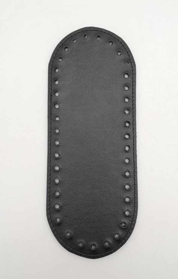 Angel Çanta Aksesuar Suni Deri Siyah Renk 20X8 cm Oval Çanta Tabanı ürün görseli 1