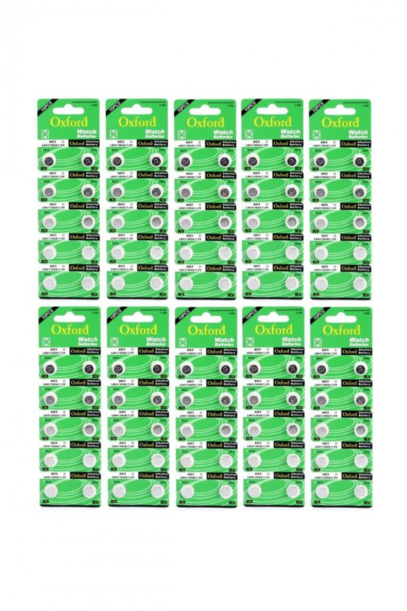 Markalonya Oxford Ag3 - Lr41 - 392 - Sr41 1.5v Alkalin Pil 100 Adet ürün görseli 1