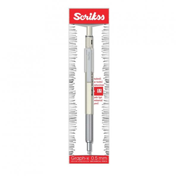 SCRIKSS GRAPH-X VERSATIL  METAL 05 BEYAZ 1 LI - Resim 3