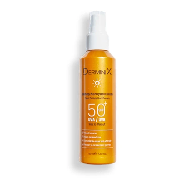 Derminix SUN CREAM  SPF 50 Yüksek Koruma Yüz ve Vücut Güneş Kremi ürün görseli 1